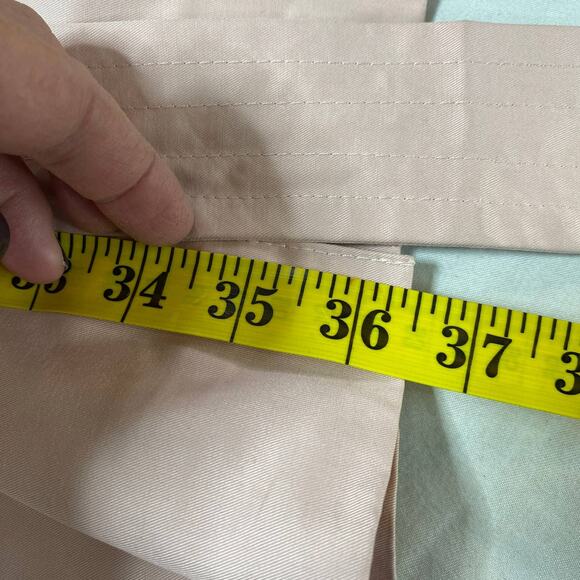 NWT Light Pink Mid Length Trench Coat 6 Embellished Rhinestone Feminine Whimsy - Picture 6 of 16